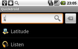 Quickdroid Search screenshot 1