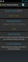 Online Nandroid Backup screenshot 1
