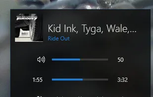 System tray controls