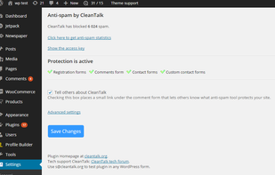 CleanTalk screenshot 1