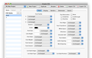 Simple CSS screenshot 1