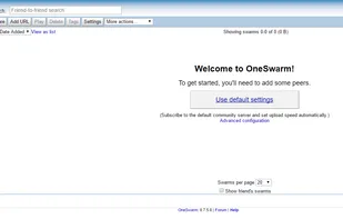 OneSwarm screenshot 1