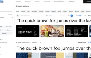 MyFonts.com screenshot 1