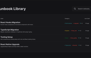 Aviator Runbooks screenshot 3