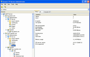 Gene6 FTP Server screenshot 1