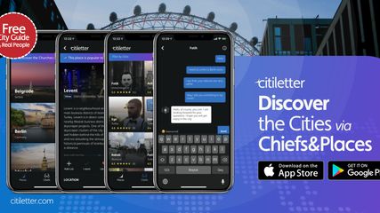 Citiletter: Free City Guide screenshot 1
