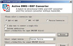 AutoDWG DWG DXF Converter screenshot 1