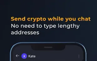 Send Crypto While You Chat Screenshot
