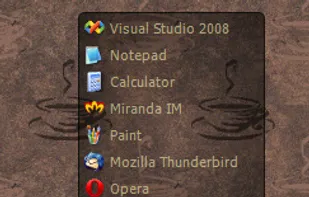 SE-TrayMenu screenshot 1