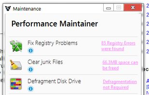 Performance Maintainer screenshot 2