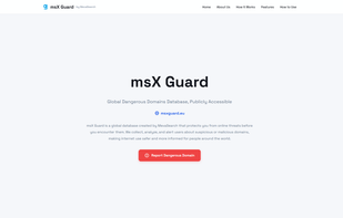 msX Guard Website