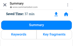 SummarizeBot API screenshot 1