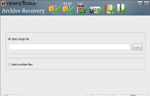 Select Single file or Select Multiple files to repair Corrupt file(s) that you want to repair.