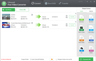 Gihosoft Free Video Converter screenshot 1