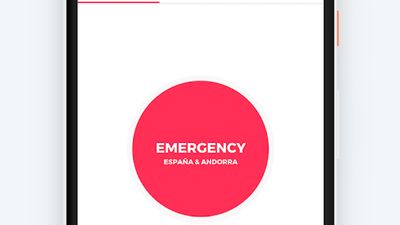 Safe365 includes a red button for the proteges to press in case of emergency. This action will:

- Call the emergency services (112) notifying them of the protegee exact GPS location (only available for Spain and Andorra)
- Notify the protectors immediately (rest of the countries)