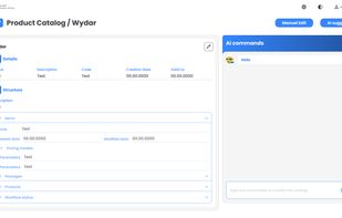Creation of a product offer with services, prices and tariffs, optimized by AI and natural language