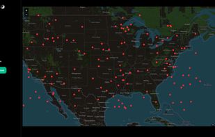 Map dashboard