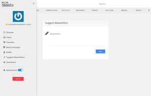 Newsletry screenshot 2
