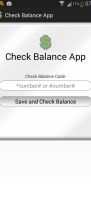 Check Balance App screenshot 1