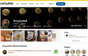 Untappd screenshot 1