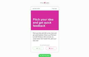 Pitchcard screenshot 1
