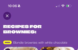 BROWSE FOR NEW RECIPES (INSIDE THE APP)