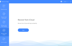 iMyfone D-Back screenshot 1