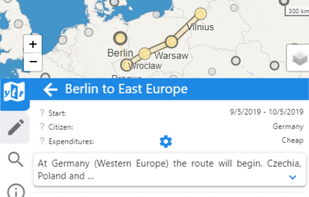 YourTravelRoute screenshot 1