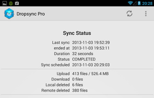 Dropsync (Dropbox Autosync) screenshot 1