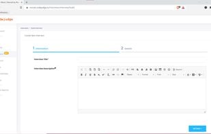 Interview information addition page