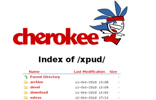 version 1.0.8 , default directory index & theme