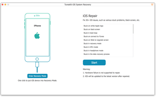 TunesKit iOS System Recovery screenshot 1