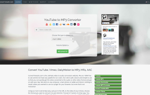 ConvertToAudio.com screenshot 1