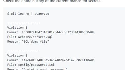 repo-security-scanner screenshot 1