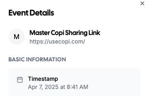 Event Details