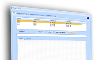Puran Defrag screenshot 2