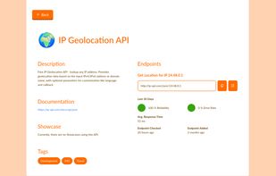 Free Public APIs screenshot 1