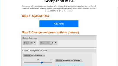Compress MP4 Page