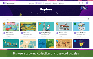 Browse a growing collection of crossword puzzles.