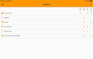 HabitGuru screenshot 3