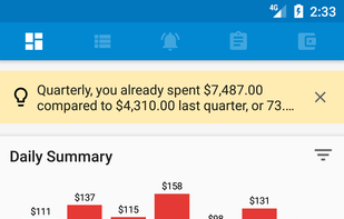 Bluecoins screenshot 1