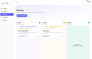 Feedvote screenshot 1