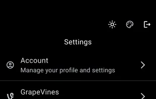 Application settings and options