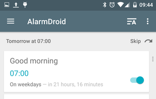 AlarmDroid screenshot 1