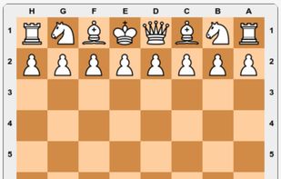 Opening board, blacks perspective.