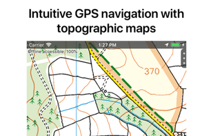 Topo GPS screenshot 1