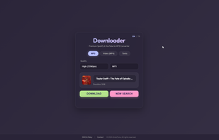 Music Download Page
