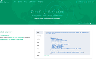 OpenCage Geocoder screenshot 1