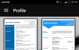 Resume Builder CV Template  screenshot 3