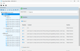 Taurus Exam Editor screenshot 1